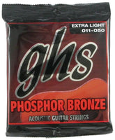 GHS - Phosphor Bronze Acoustic Guitar Strings - 11/50
