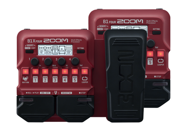 Zoom - B1X FOUR - Bass Guitar Effects Pedal