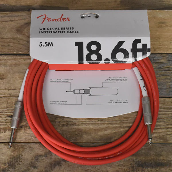 Fender - Original 18.6' Instrument Cable - Fiesta Red