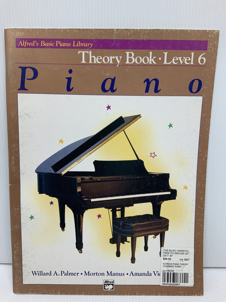 Alfred's - Piano Theory Book - Level 6