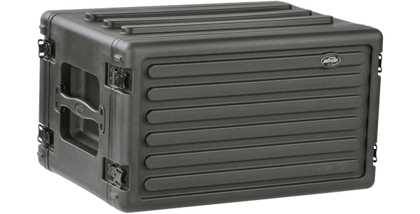 SKB 6U SHALLOW ROTO RACK WITH STEEL RAIL