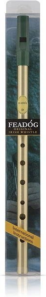 Feadog - Original Brass Irish Whistle "D" - Packaged
