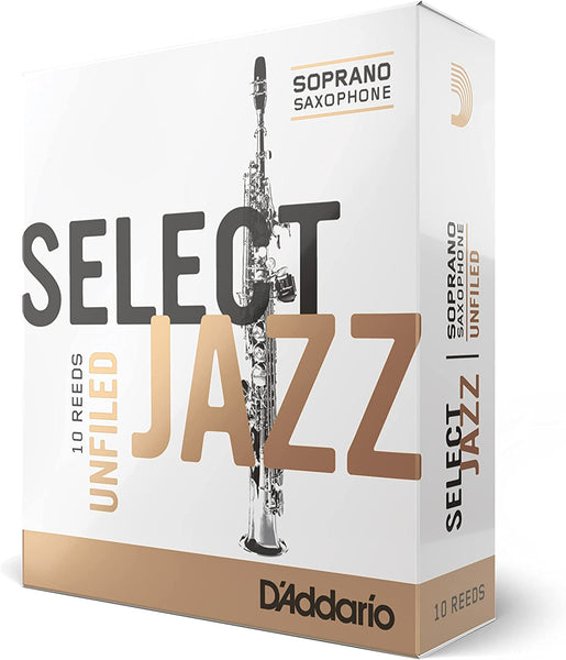 Rico Select Jazz Soprano Saxophone Reeds 3H Box of 10 The