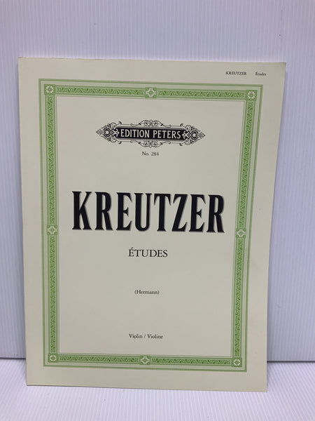 Peters Edition - Kreutzer Etudes - Hermann