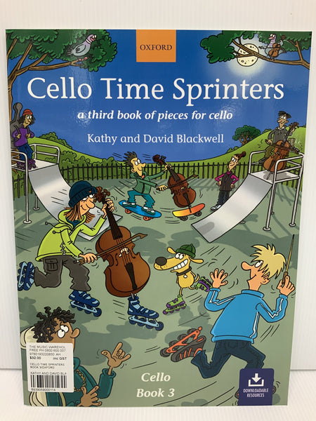 Oxford - Cello Time Sprinters, a third book of pieces for cello