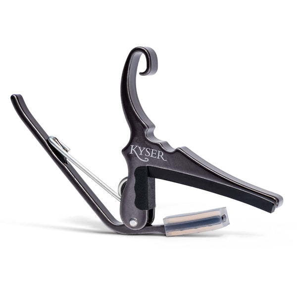 Kyser - Quick-Change Steel String Guitar Capo - Black Chrome