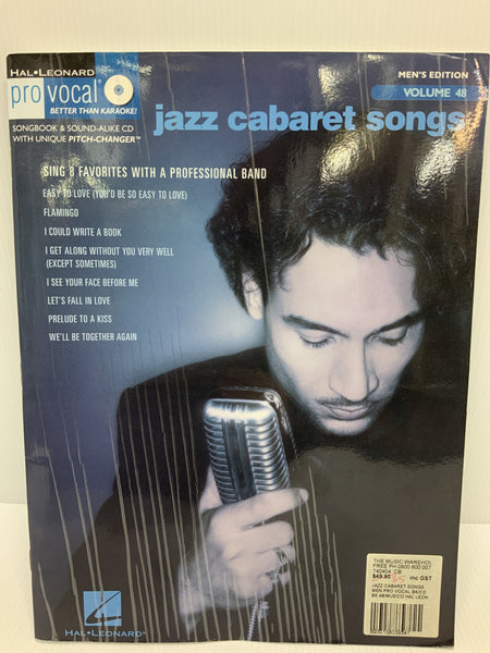 Hal Leonard - Pro Vocal Jazz Cabaret Songs - Vol. 48