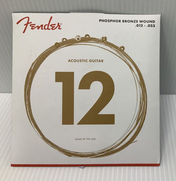 Fender - Acoustic Guitar Strings Phosphor Bronze - 12/53