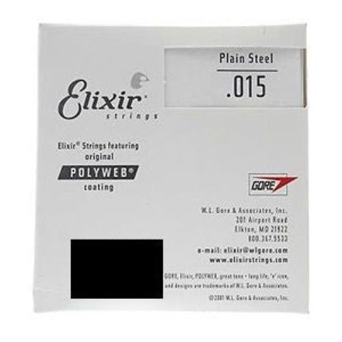 Elixir Plain Steel Single 015