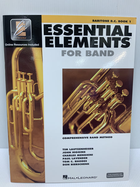 Essential Elements - Baritone B.C. - Book 1