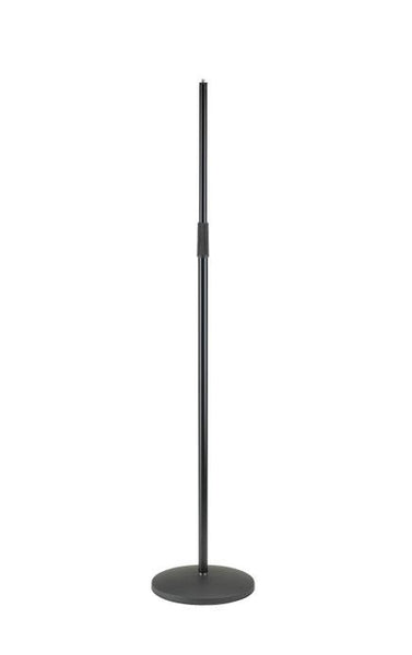 K&M Mic Stand Straight - Tall Round Base