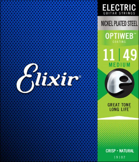 Elixir - Optiweb Electric Guitar Strings - 11/49