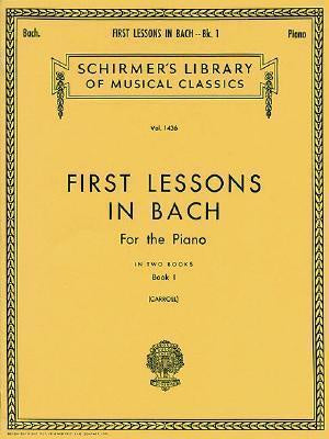 Schirmer Edition - First Lessons In Bach