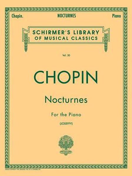 Schirmer Edition - Chopin - Nocturnes