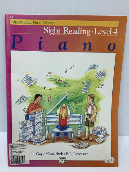 Alfred's - Sight Reading Piano - Level 4