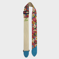 Lm Guitar Straps Alexis Suede Daisy