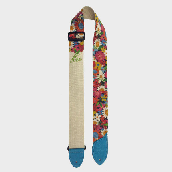 Lm Guitar Straps Alexis Suede Daisy