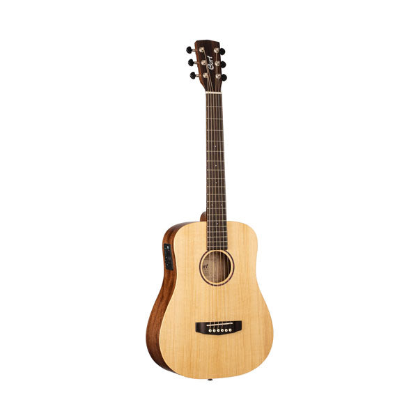 Cort - Earth Mini E Adirondack Acoustic Electric Guitar - Solid Spruce Top