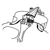 Pickup w/XLR For Stringed Instruments