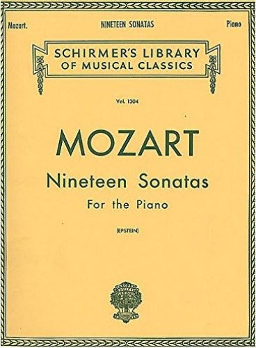 Schirmer Edition - Mozart 19 Sonatas