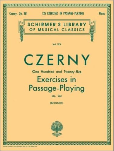 Schirmer Edition - Czerny 125 Exercises in Passage-Playing - Op.261