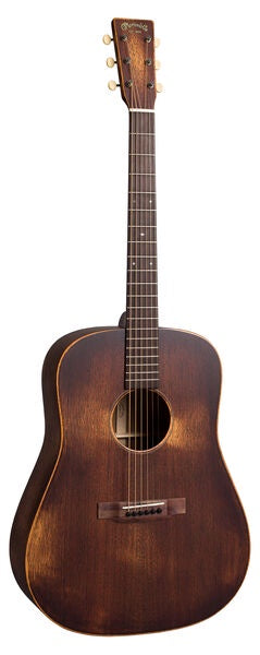 Martin - D15M Streetmaster Dreadnought Acoustic Guitar - Distressed Satin Finish