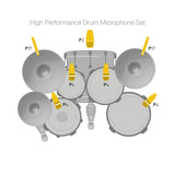 High Performance 7pce Drum Mic Set