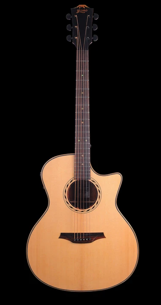 Bromo - Tahoma Series - Auditorium Cutaway Acoustic Electric Guitar
