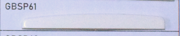 Guitar Plastic saddle GBSP61