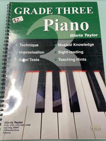 Grade 3 Piano - Gloria Taylor