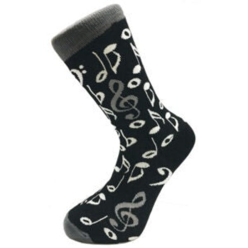 Socks - Grey & White Music Notation