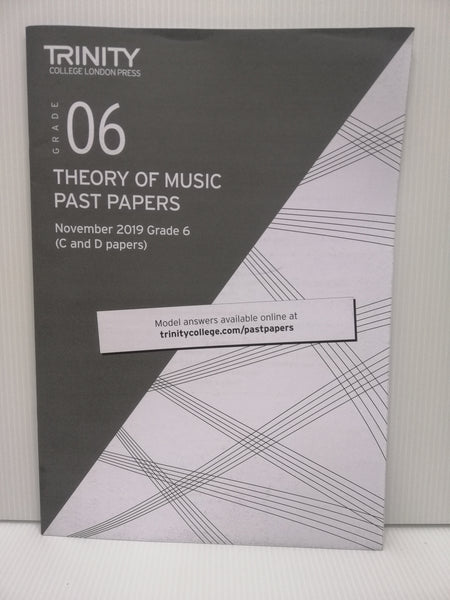 Trinity - Theory of Music Past Papers - 2019 Grade 6 (C and D Papers)