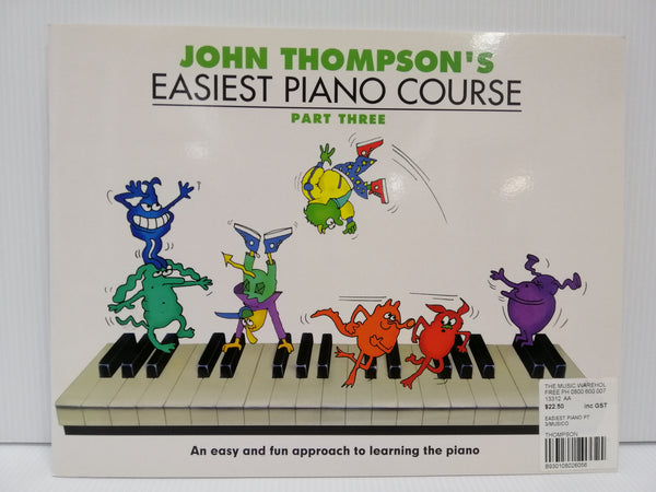 John Thompson's - Easiest piano Course - Part Three