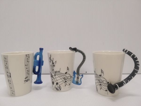 Music Mug - Trumpet or Guitar or Clarinet