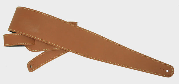 Lm Soft "glove" Leather 3" Guitar Strap Brown