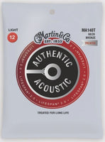 Martin - Authentic Acoustic Treated Bronze Guitar Strings - 12/54