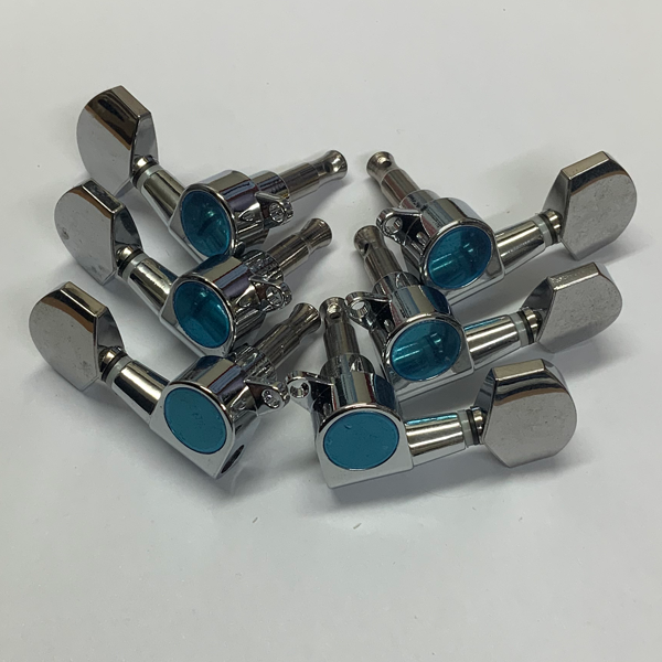 Guitar Machine Heads - 3 A Side Acoustic Guitar - Rectangle Button