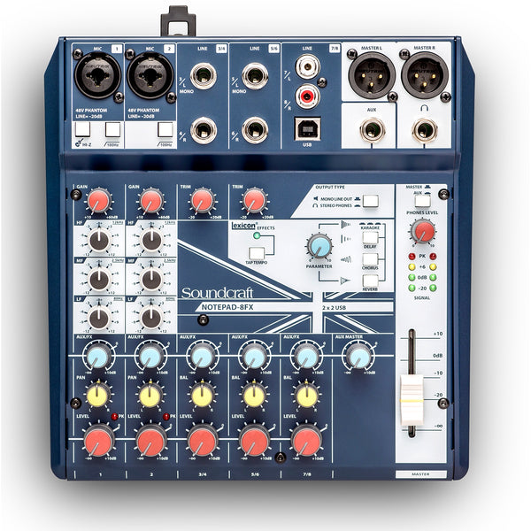 Usb Mixer / Interface 2-mono 3-stereo Fx