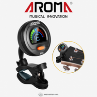 Aroma - Clip-On Chromatic Tuner - Multi Coloured Screen