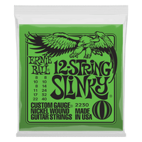 Ernie Ball -  12 String Electric Guitar Strings - Slinky 8/40