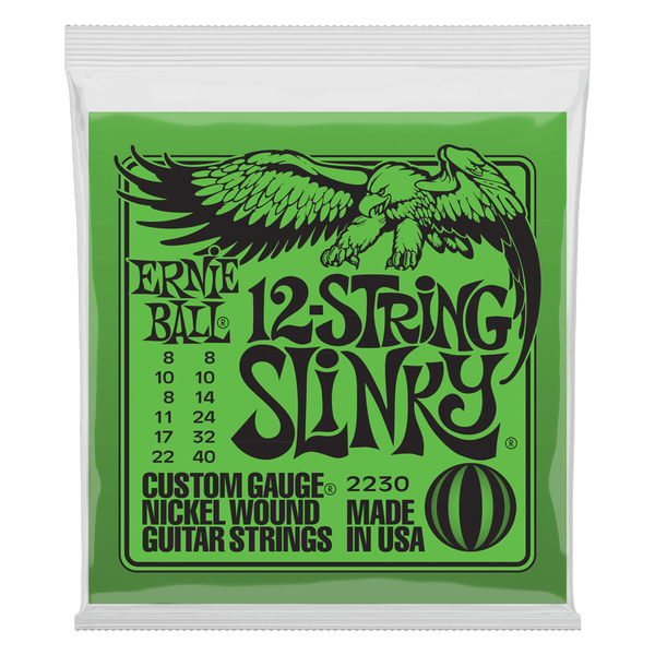 Ernie Ball -  12 String Electric Guitar Strings - Slinky 8/40