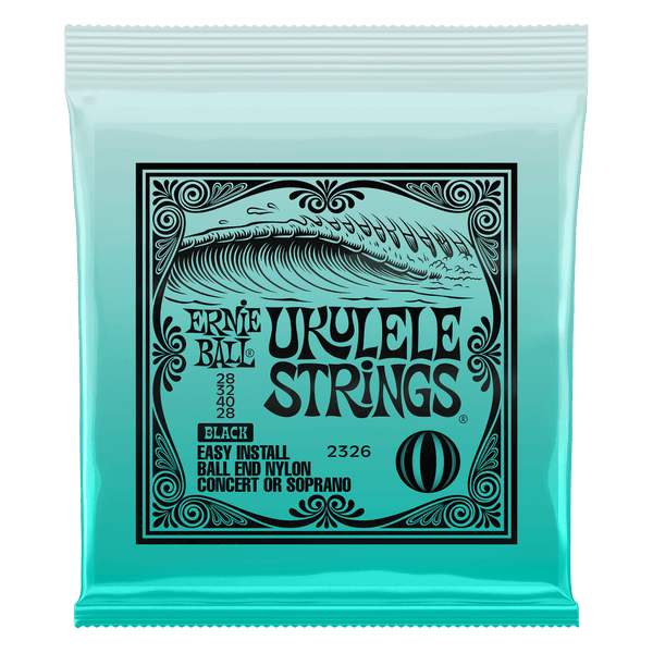 Ernie Ball - Ball End Nylon Ukulele Strings (Black)