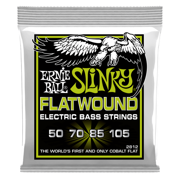 Ernie Ball - Flat Wound Bass Strings - Regular Slinky 50/105