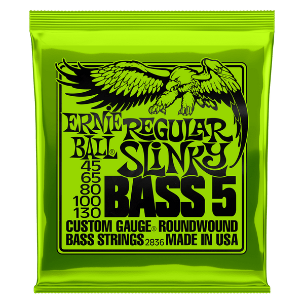 Ernie Ball - 5 String Bass Strings - Regular Slinky 45/130