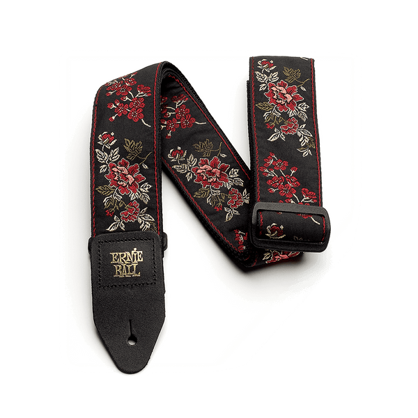 Ernie Ball - Jacquard Strap - Red Rose