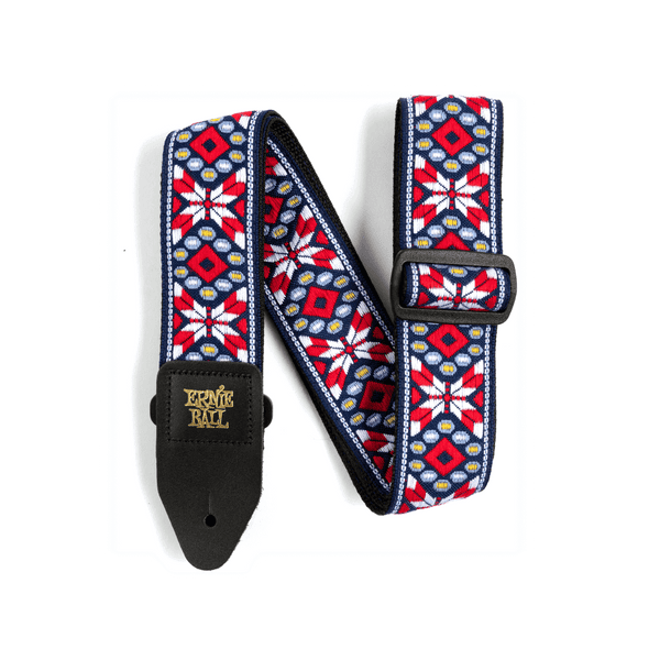 Ernie Ball - Jacquard Strap - Taos Fire Red