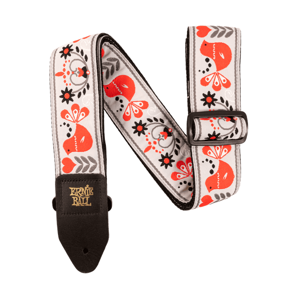 Ernie Ball - Jacquard Strap - Red Bird Winter
