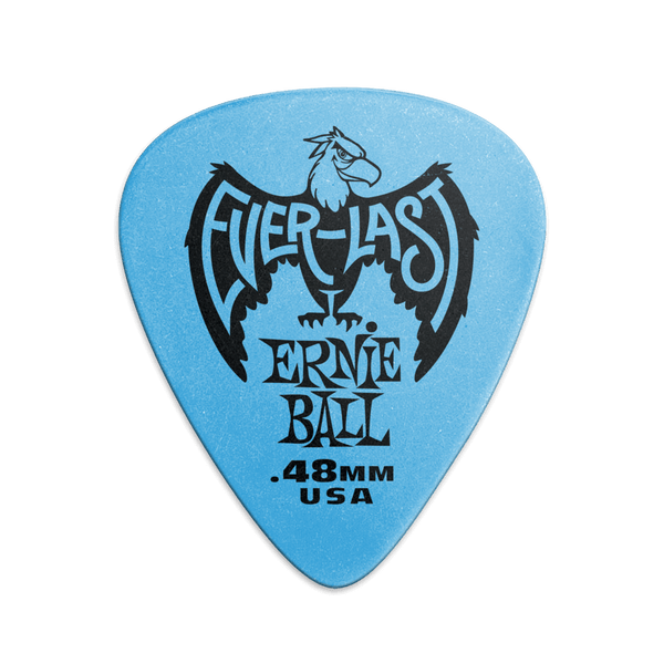 Ernie Ball - Everlast Guitar Picks - .48mm Blue - (12 Pack)