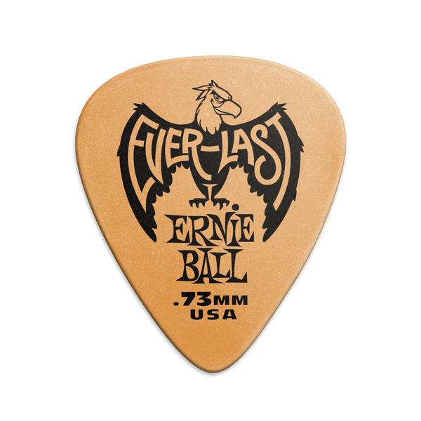 Ernie Ball - Everlast Guitar Picks - .73mm Orange (12 Pack)