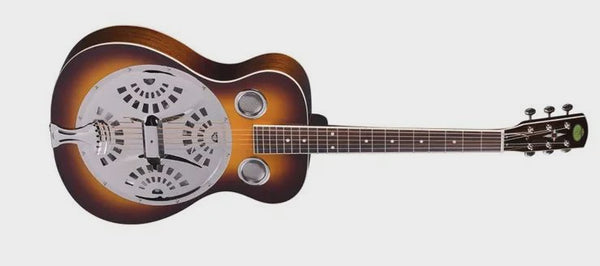 Regal Dobro Spruce Vintage Sunburst Finish w/ Case